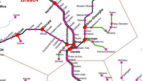 Why Brasov - Train map 1